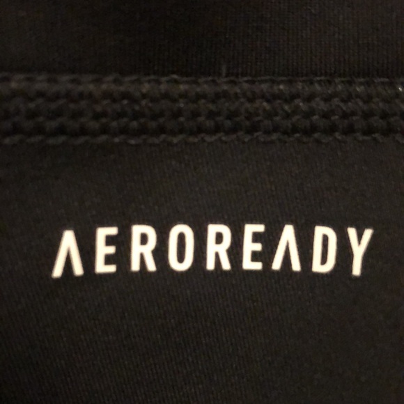 Adidas Aeroready Ankle Length Three Stripe Athletic Leggings Size S - Picture 5 of 7